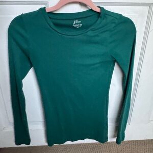 J. Crew Teal Perfect Fit Long Sleeve